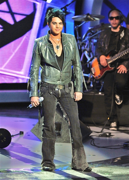 Adam Lambert Leather Jacket Stage-Worn on ''American Idol'' During His Famous Rendition of ''Whole Lotta Love'' -- The Performance That Convinced Queen That Lambert Could Be Their New Lead Singer