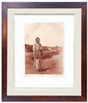 Edward Sheriff Curtis Original Large Photogravure Plate of ''Cheyenne Maiden'' -- From ''The North American Indian''