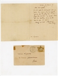 Jules Verne Autograph Letter Signed From 1875 -- ''...I can only answer you, and I do so with the greatest pleasure...''