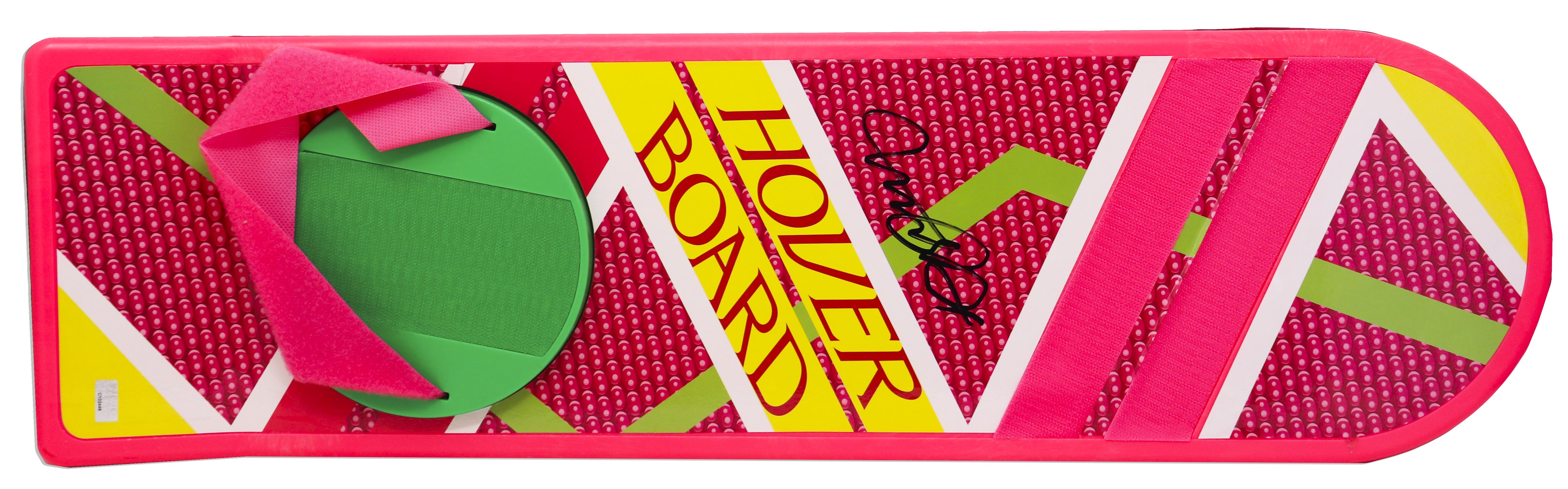 Lot Detail Back To The Future Ii Hoverboard Signed By Michael J Fox