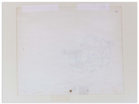 Pencil Drawing Used in the Making of the 1939 Disney Short ''Society Dog Show''