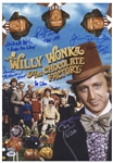 Willy Wonka Cast-Signed 12 x 17 Photo -- With PSA/DNA COA for All Six Signatures