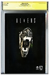 ''Aliens'' Cast-Signed Comic #4, Graded 9.8 -- Signed by 12 Key Cast Members Including Sigourney Weaver and Bill Paxton