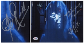 Clive Revill Signed 10 x 8 Photo as Emperor Palpatine in The Empire Strikes Back -- There Is a Great Disturbance in the Force -- With PSA/DNA Authentication