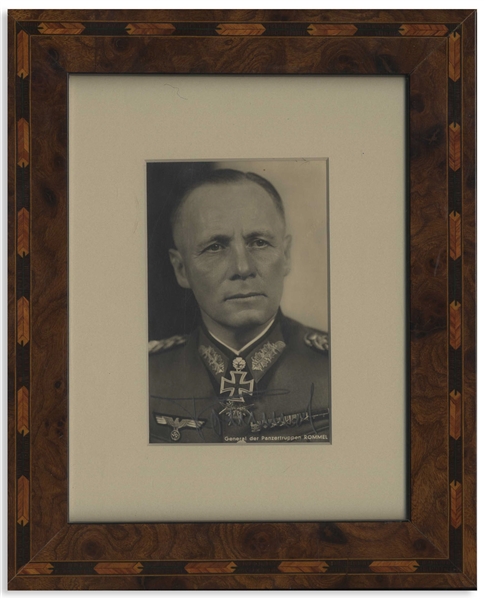 Erwin Rommel Signed Photo