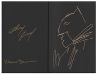 Frank Miller Hand-Drawn & Signed Batman Sketch -- Within Book One of The Dark Knight III: The Master Race