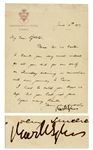 Sir Mark Sykes Letter Signed From 1917, During Negotiations of the Pro-Zionist Balfour Declaration