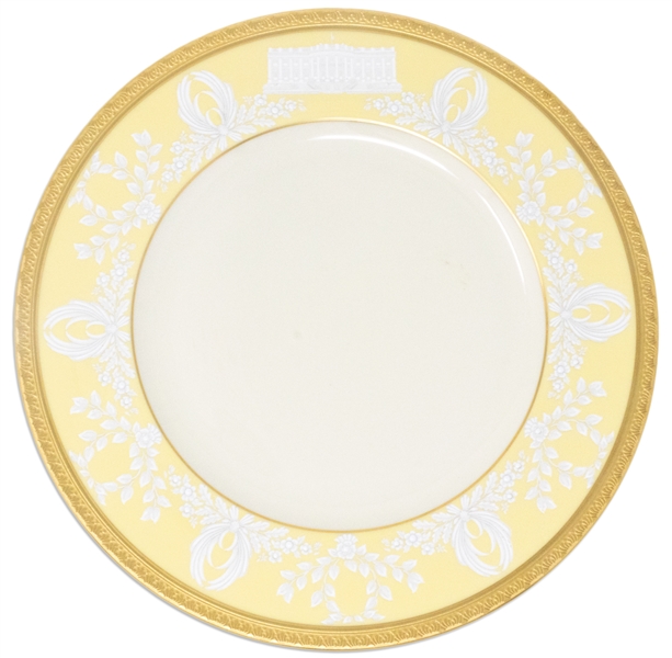 Bill Clinton White House China Dessert Plate to Honor the 200th Anniversary of the White House