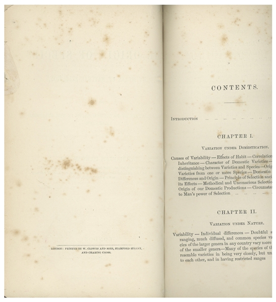 Lot Detail - First Edition, First Printing of Charles Darwin's ...