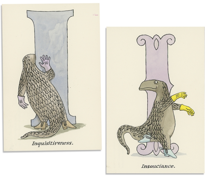 Lot Detail - Edward Gorey Original Limited Edition Set of His Famous ...