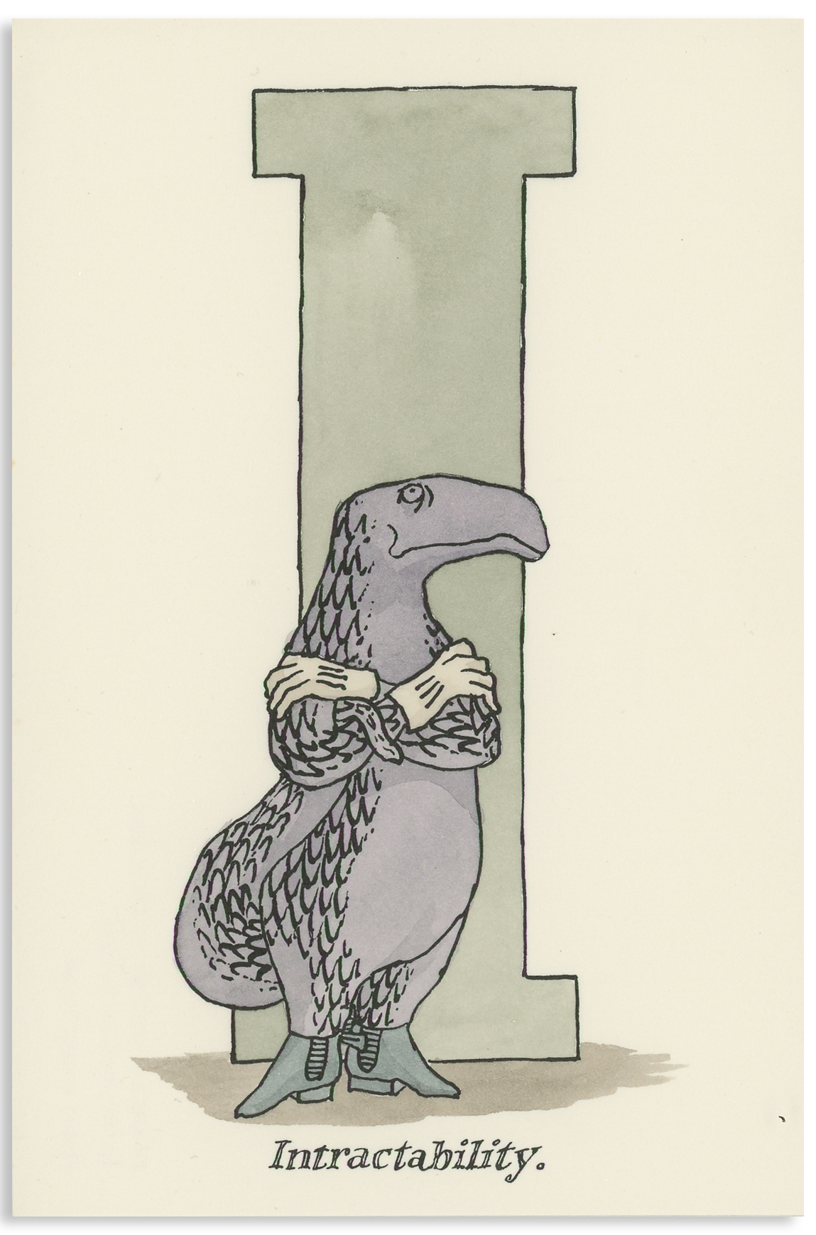 Gorry Writing Lot Detail - Edward Gorey Original Limited Edition Set of His Famous ...