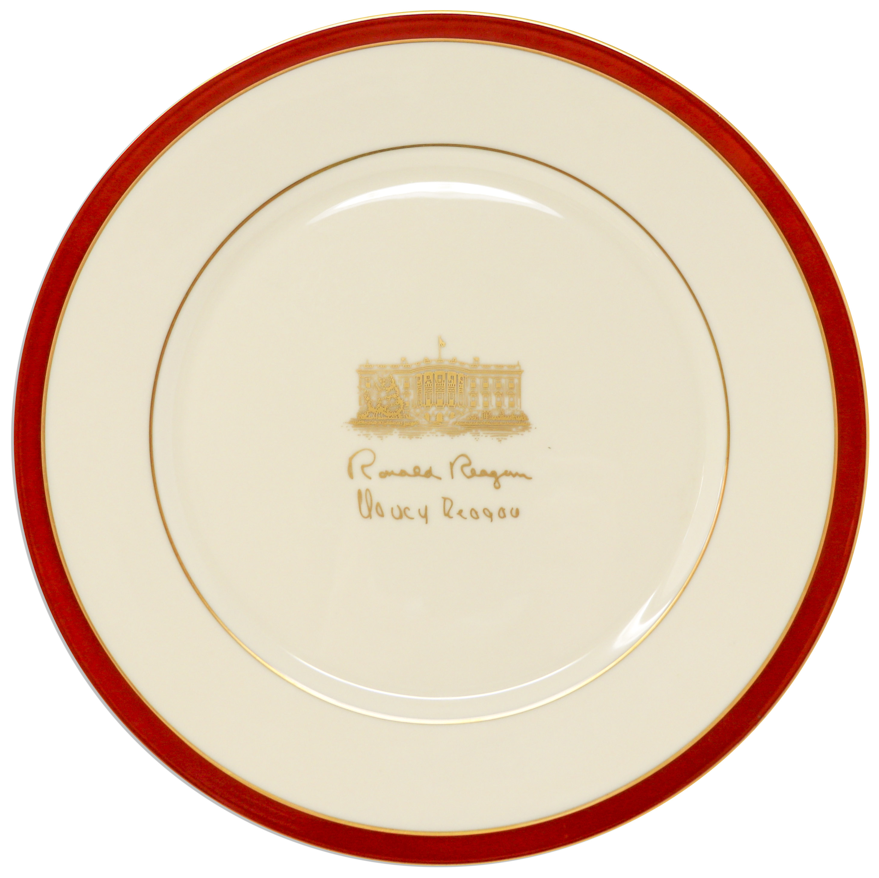 Lot Detail - Ronald Reagan Lenox China Plate Commemorating His 1981 