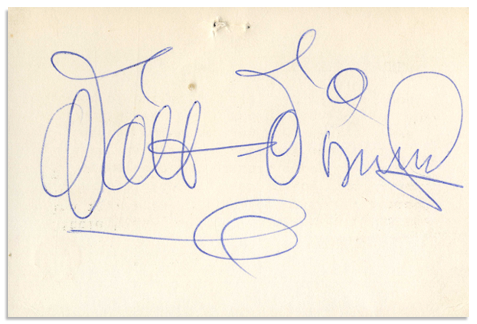 Lot Detail - Large Walt Disney Signature