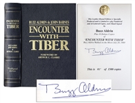 Buzz Aldrins Signed Novel, "Encounter With Tiber"