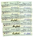 Lot of 10 Checks Signed by Conservative Icon Barry Goldwater -- While Senator of Arizona