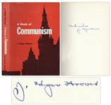 J. Edgar Hoover Signed A Study of Communism