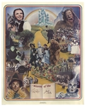 Wizard of Oz Limited Edition Poster Signed by Jack Haley and Ray Bolger