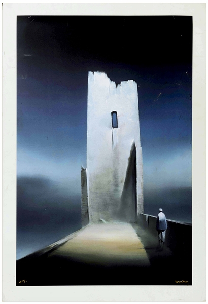 Large Lot of Original Artwork and Lithographs by Robert Watson -- Also Includes Over 1,700 ''The Martian Chronicles'' Lithographs, Many Part of the Limited Edition Signed by Both Watson & Ray Bradbury