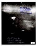 Dutch Van Kirk & Russell Gackenbach Signed 8 x 10 Photo of the Hiroshima Bombing -- With JSA COA