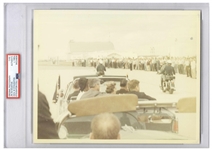 Original 10 x 8 Photo of John and Jackie Kennedy Taken by Cecil W. Stoughton in Houston the Day Before the Assassination -- Encapsulated & Authenticated by PSA as Type I Photograph