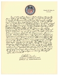 Apollo 16 Moonwalker Charlie Duke Handwritten Essay -- ''...A week or so before 13 was due to launch I became very ill...German measles...I had exposed all the prime and backup crews...''