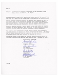 Lee Harvey Oswald Arrest Document With Account of Oswald's Apprehension -- Signed by All Four Arresting Officers -- ''...the officer and the suspect wrestled for the gun...''