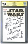 Star Wars #1 Signed by 10 of the Cast: Harrison Ford, Mark Hamill, Carrie Fisher, Peter Mahew, Anthony Daniels, David Prowse, Kenny Baker, Billy Dee Williams, Jeremy Bulloch, and Ian McDiarmid