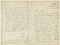 Ivan Turgenev Autograph Letter Signed Regarding His Novel Smoke -- ...I know...that you read Smoke in Le Correspondant; I nearly regret that, for that translation teemed with errors...