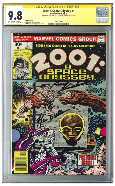 ''2001: A Space Odyssey'' Comic Book Signed by the Cast of the 1968 Stanley Kubrick Film