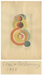 Sonia Delaunay Signed Lithograph
