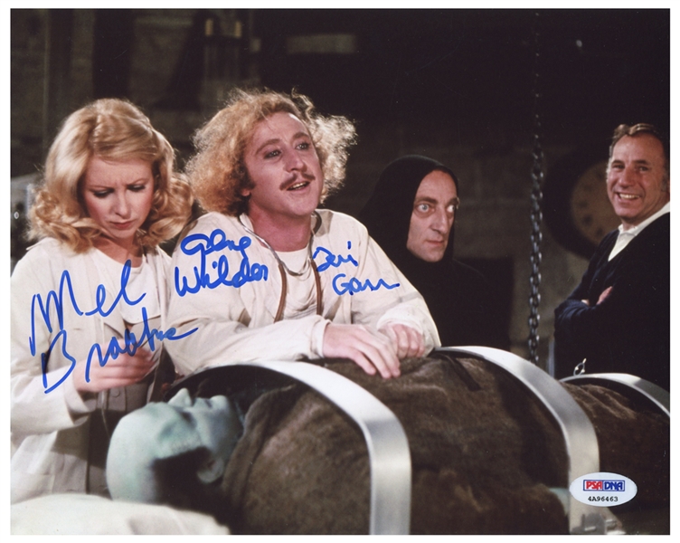 ''Young Frankenstein'' Cast-Signed 10'' x 8'' Photo, Showing the Actors in a Candid Pose -- With PSA/DNA COA