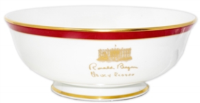 Reagan White House China Bowl to Celebrate Christmas in 1986
