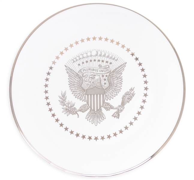 White House Service Plate From the Barack Obama Administration -- For the ''White House Mess''