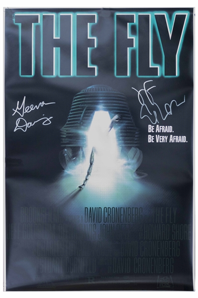 ''The Fly'' Cast-Signed Movie Poster