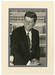 John F. Kennedy Signed 8'' x 10'' Photo -- With University Archives COA