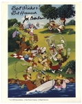 Bill Hanna & Joe Barbera Signed 8 x 10 Photo of Their Animated Characters -- Flintstones, Jetsons, Scooby-Doo, Etc.