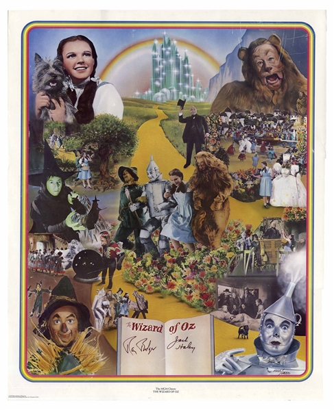 ''Wizard of Oz'' Limited Edition Poster Signed by Jack Haley and Ray Bolger