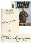 Chuck Yeager Signed Bell X-1 Model Airplane, the Plane Yeager Piloted When He Broke the Sound Barrier in 1947 -- Also Includes Chuck Yeager's Signed Autobiography