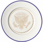 White House Service Plate From the George W. Bush Administration -- For the White House Staff Mess