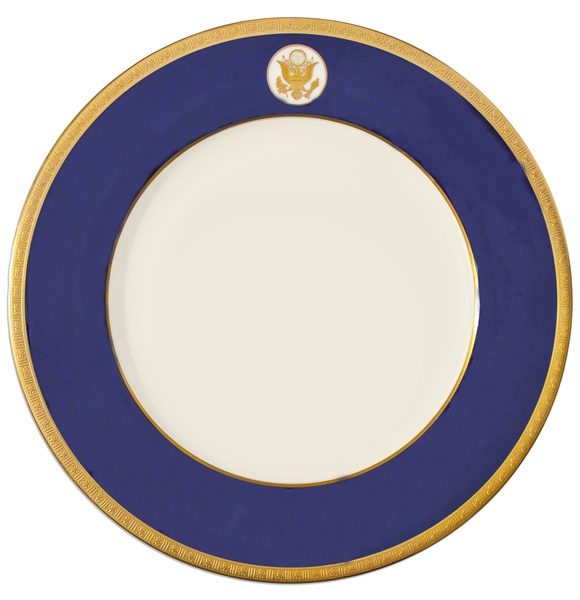Lenox China Plate Made for the 60th Secretary of State, George Shultz