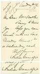 Andrew Carnegie Autograph Letter Signed, Circa 1902