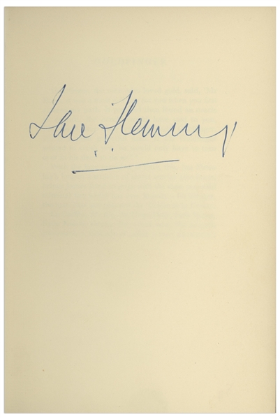 Ian Fleming Signed First Edition, First Impression of ''Goldfinger'' in Original Dust Jacket -- Near Fine Condition -- With University Archives COA
