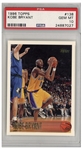 Kobe Bryant 1996 Topps Rookie Card #138 -- Graded PSA Gem Mint 10