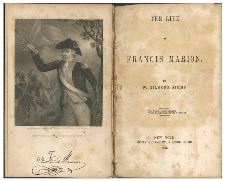 Revolutionary War Brigadier General Francis Marion, the ''Swamp Fox'', Document Signed From 1781, the Day of the Black River Bridge Battle -- With University Archives COA