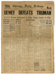 Dewey Defeats Truman Newspaper -- The Most Famous Newspaper Mistake of All Time