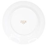 Ronald Reagan White House China Service Plate -- Near Fine Condition