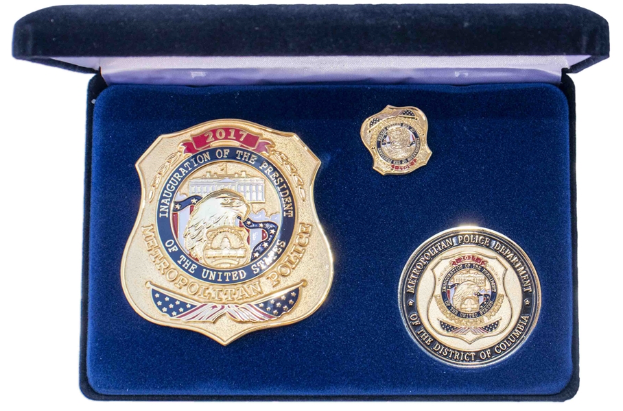 DC Metropolitan Police Badge Set for Donald Trump's 2017 Inauguration