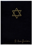 David Ben-Gurion Signed Limited Leather-Bound Edition of ''Israel A Personal History''