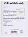 Otto Frank Letter Signed Regarding Publication of His Daughter Anne Frank's Diary -- With PSA/DNA COA