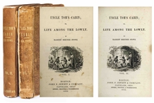First Edition, First Printing of Uncle Toms Cabin by Harriet Beecher Stowe From 1852